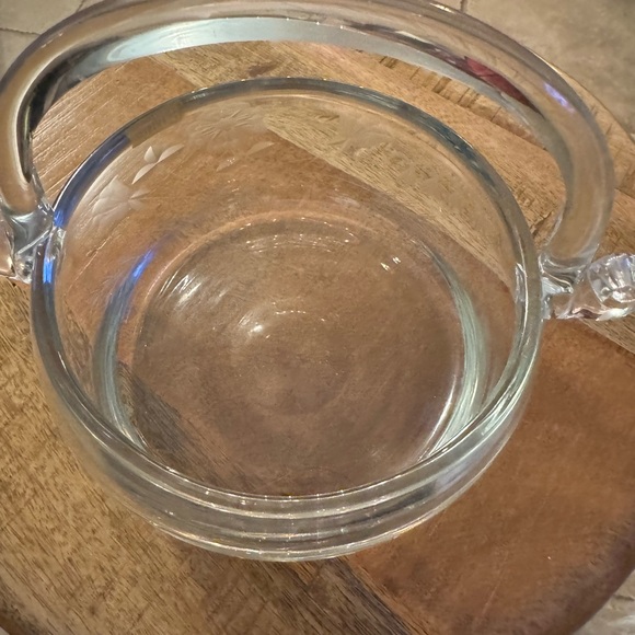 Vintage Heavy Lead Crystal Basket, by Crystal Clear - Picture 4 of 8